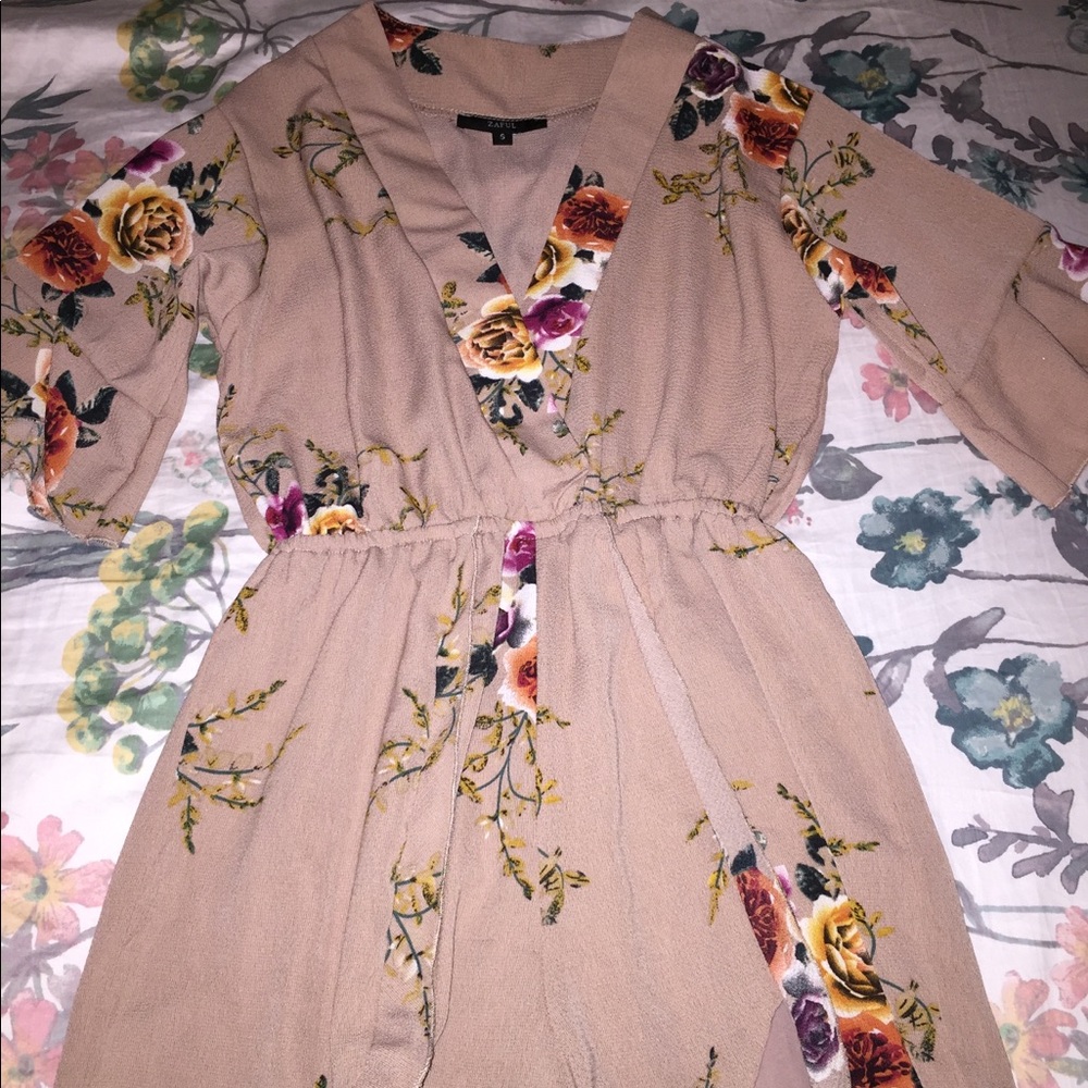 Printed romper